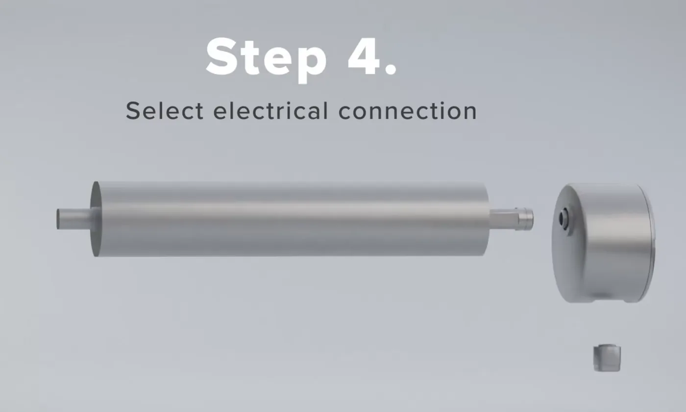 Step 4: select the electrical connection
